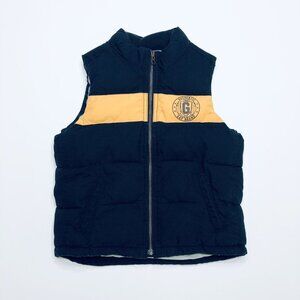 GAP Navy/Yellow Cotton-Lined Puffer Vest {Sz 5}